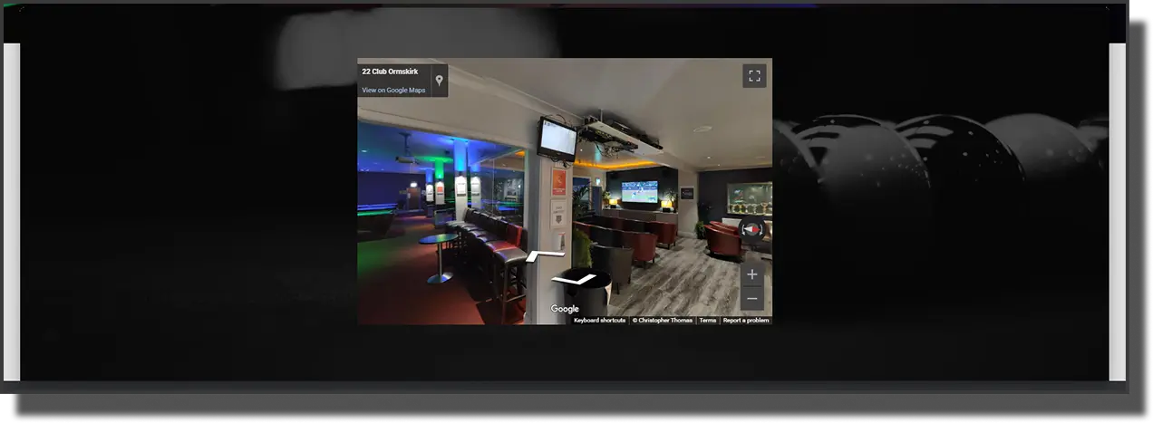 Existing Find Us page — only a Google Maps embed with no section labelling