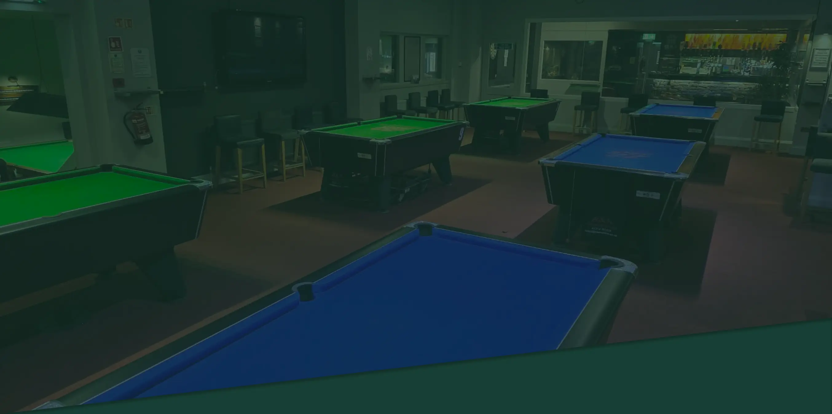 22 Club snooker venue interior