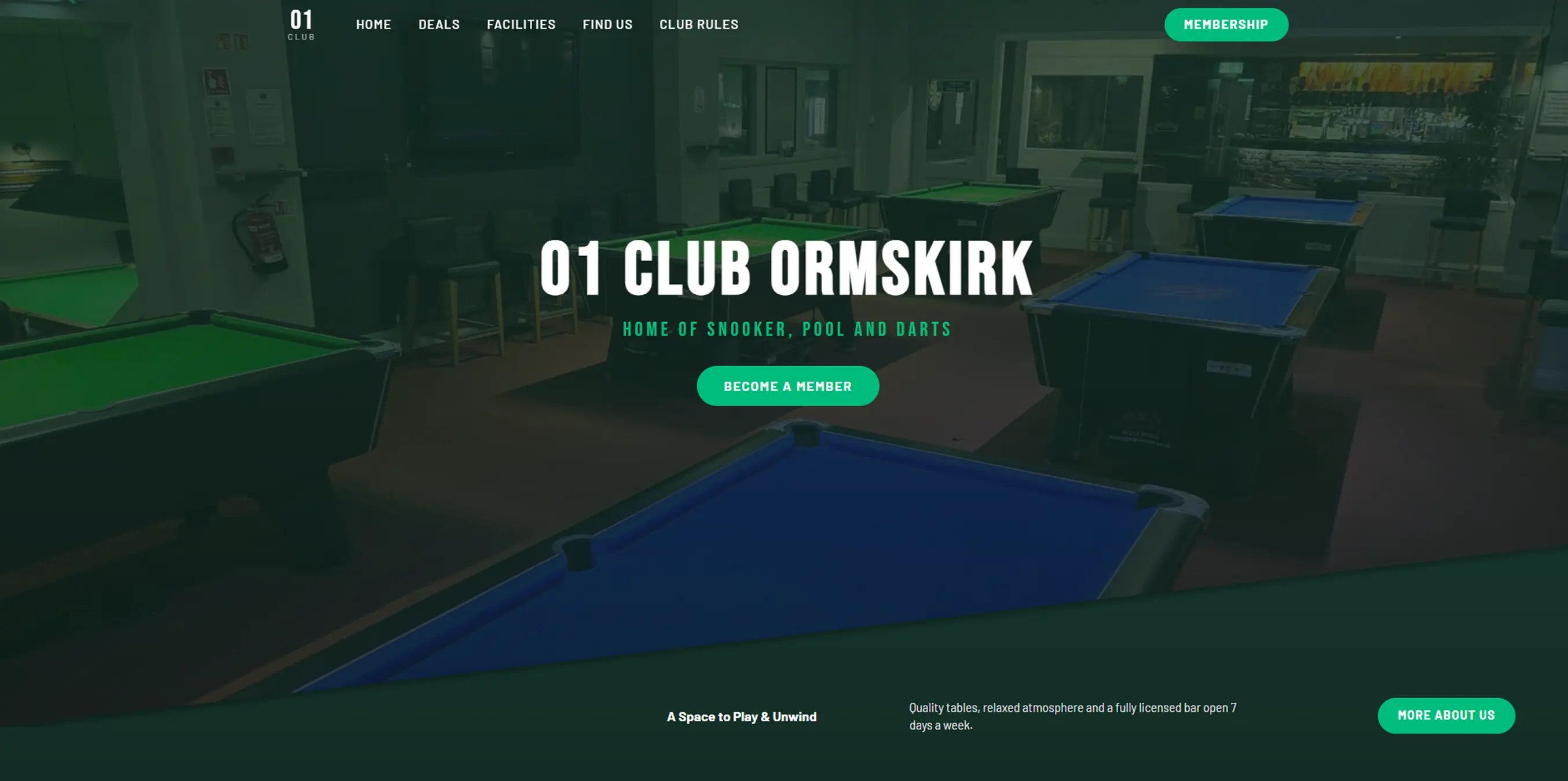 22 Club — redesigned website hero banner showing the updated layout