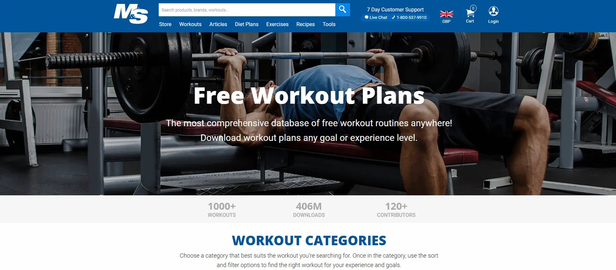 FitnessAI — reference platform showing clean workout planning interface