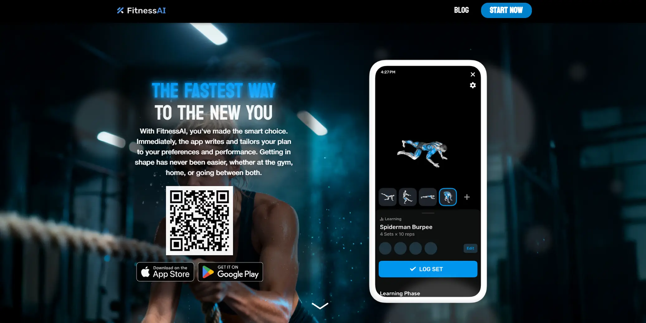 Muscle and Strength — reference platform showing structured workout library
