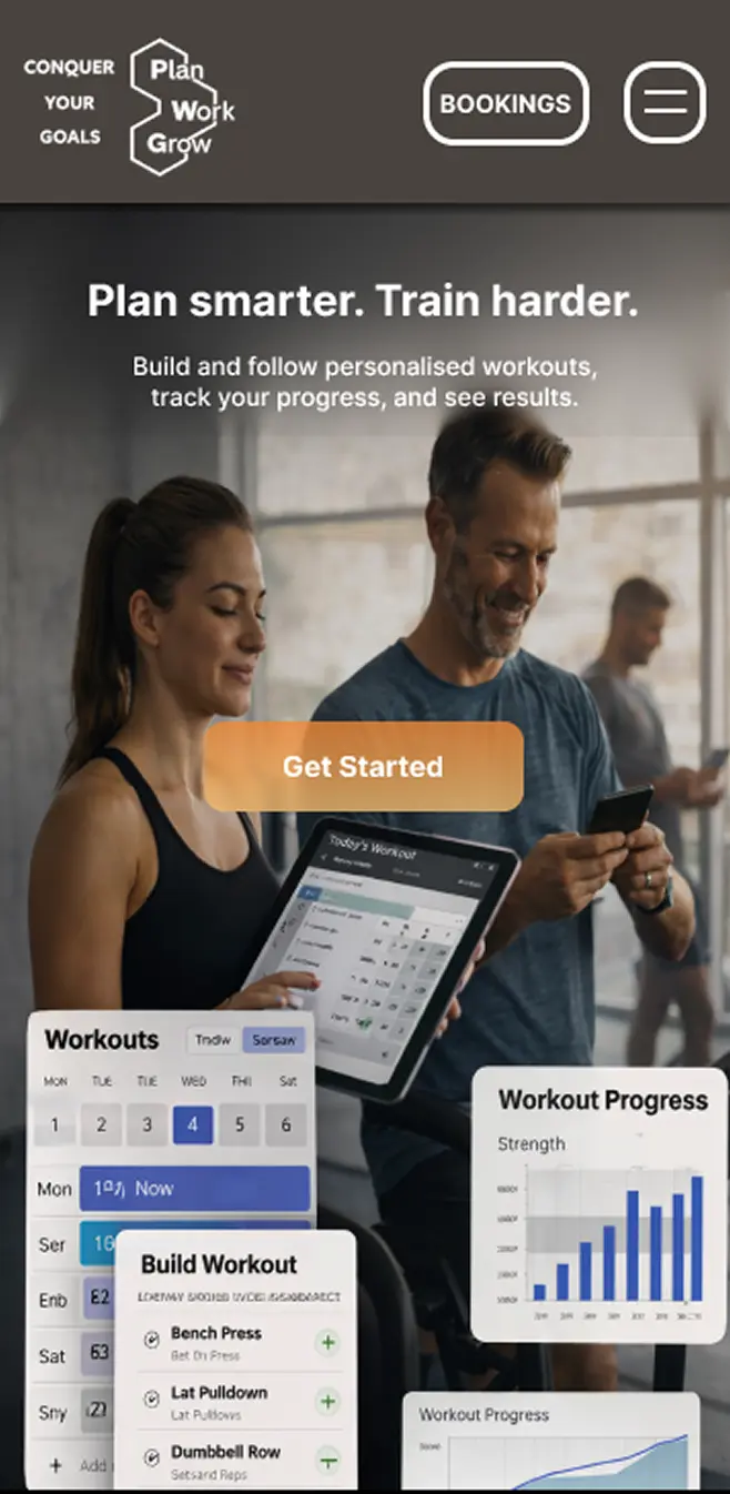 High fidelity prototype — hero banner and homepage design